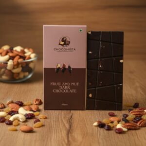 Fruit and nut dark chocolate