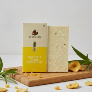 Pineapple white chocolate bar
